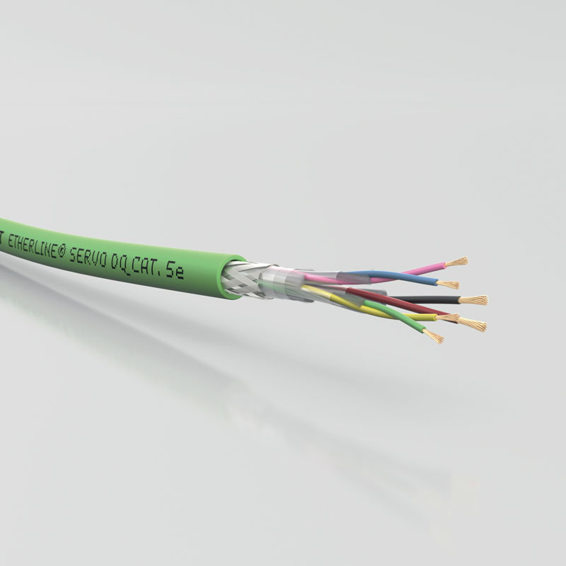 Among the latest innovations in the LAPP Industrial Communication portfolio, ETHERLINE SERVO DQ FD P Cat.5e, the encoder feedback cable for Siemens DRIVE-CLiQ® interface, stands out.