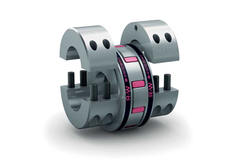 Figure 5 - Featuring high dampening properties, R+W’s EK-series couplings are the optimal choice wherever shock and vibration reduction is required.