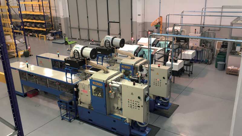  Production machinery consists of state-of-the-art automated and robotic machinery.