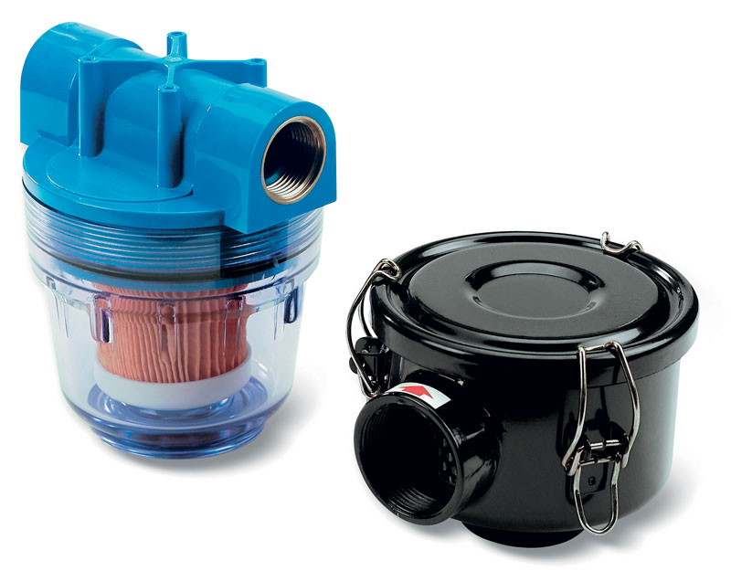 FC-FP series suction filters for suction pumps and blowers.
